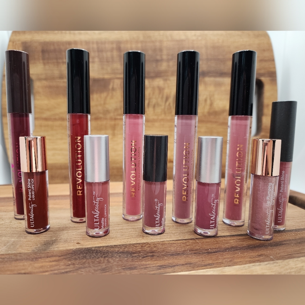 ULTA and REVOLUTION lip gloss, plumper